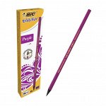 Карандаш чернографитный BIC HB Evolution Miss, пластиковый