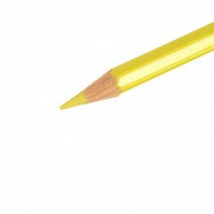 Карандаш акварельный Koh-I-Noor Mondeluz 3720/002, желтый лимонный, 175 мм, грифель 3.8 мм, ЦЕНА ЗА 1 ШТ