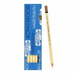 Карандаш акварельный Koh-I-Noor Mondeluz 3720/041, желтый банановый, 175 мм, грифель 3.8 мм, ЦЕНА ЗА 1 ШТ