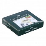 Ластик Faber-Castell каучук 7041 40х27х13, для графитных и цветных карандашей, белый