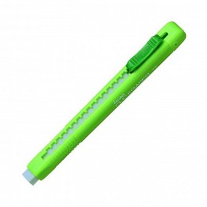 Ластик Pentel синтетика Clic Eraser, выдвижной, 6*80, салатовый корпус ZE80-K