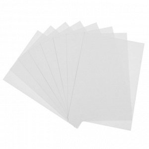Картон белый мелованный А4, 8 листов «Мишки на полюсе», цветная картонная обложка, 230 г/м²