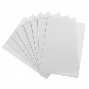 Картон белый, двухсторонний, А4, 8 листов, мелованный, 230 г/м2