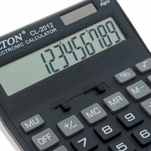 Калькулятор настольный, 12 - разрядный, CL - 2012, двойное питание