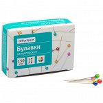 Булавки с цветной головкой 28 мм, 150 шт, OfficeSpace , в картонной коробке