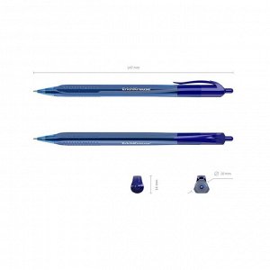 Ручка шариковая автоматическая Ultra Glide Technology U-28, узел-игла 1.0 мм, чернила синие, длина линии письма 800 метров