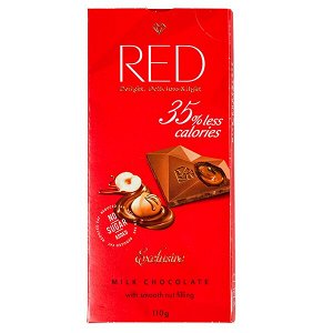Шоколад RED Delight MILK NUT 100 г 1 уп. х 20 шт.