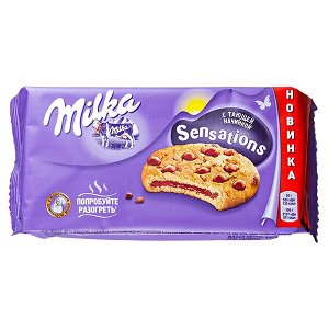 печенье Милка Sensations choco inside 156 г 1/12