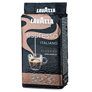 Кофе LAVAZZA ESPRESSO ITALIANO CLASSICO 250 г молотый 1 уп.х 20 шт.