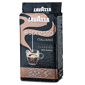 кофе LAVAZZA ESPRESSO ITALIANO CLASSICO 250 г молотый 1 уп.х 20 шт.