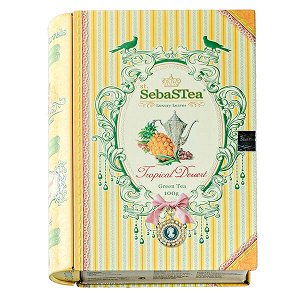 Чай St.SebaSTea Tropical Dessert Книга ж/б 100 г 1 уп.х 6 шт.