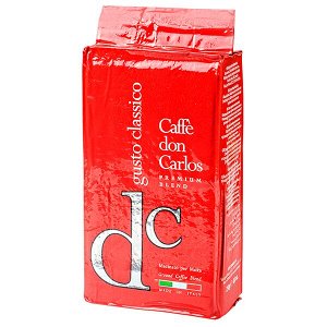 Кофе CAFFE DON CARLOS GUSTO CLASSICO 250г молотый 1 уп. х 20 шт.