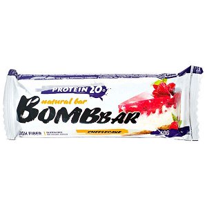 Батончик Bombbar протеиновый RASPBERRY CHEESECAKE 60 г 1/20