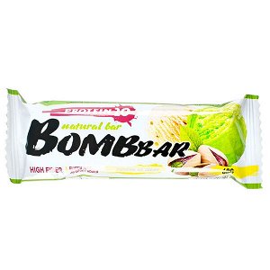 Батончик Bombbar протеиновый PISTACHIO ICE CREAM 60 г 1 уп.х 20 шт.