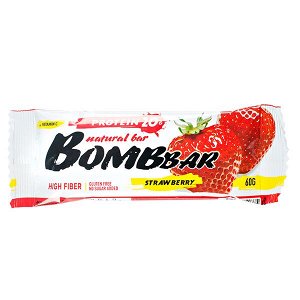 Батончик Bombbar протеиновый STRAWBERRY 60 г 1/20