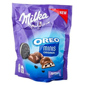 Конфеты Милка OREO MINIS ORIGINALE 153 г 1 уп.х 10 шт.