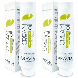 Аравия Профессионал Комплект Крем для рук "Cream Oil" с маслом макадамии и карите, 2 шт х 100 мл (Aravia Professional, SPA маникюр)