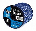 Шнур плетеный SPORT CORD, 20 м, 3,5 мм, 300 кг, на катушке, двухцветный (9)