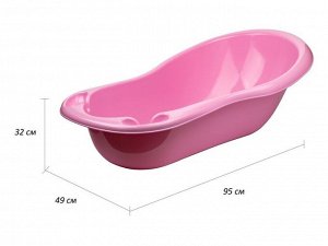 Ванна детская ElfPlast, розовый
