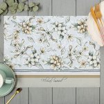 Салфетка на стол &quot;Floral mood&quot; 30х40см, 100% п/э, оксфорд 420/м2
