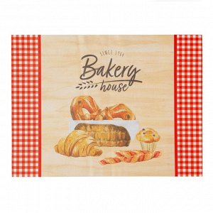 Салфетки на стол "Bakery house" 30х40см, 100% п/э, оксфорд 420 г/м2