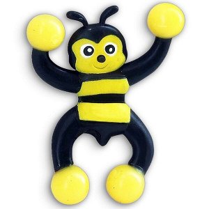 Чудики Bondibon Игрушка детская «СПОЛЗАЕТ ПО СТЕКЛУ», пчела, BLISTER