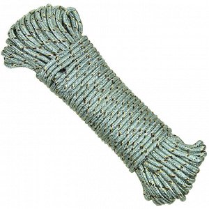 Шнур бытовой плетенный 30м д5мм "Практичный" нейлон, цвета микс (Китай)