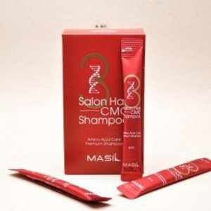 Masil 3 Salon Hair Cmc Shampoo. Восстанавливающий шампунь с аминокислотами 8мл