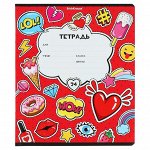 Тетрадь 24 листа в клетку Sweet Love