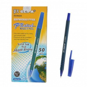 Ручка шариковая Beifa "Офис", узел 0,7 мм, чернила синие, корпус Soft Touch