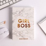 Скетчбук А5 180 листов &quot;Girl Boss&quot;