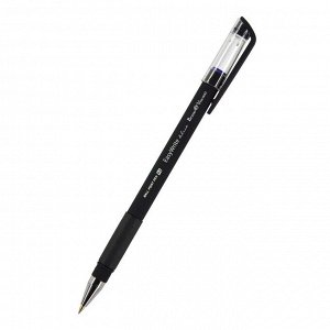 Ручка шариковая EasyWrite Black, узел 0.5 мм, синие чернила, матовый корпус Silk Touch