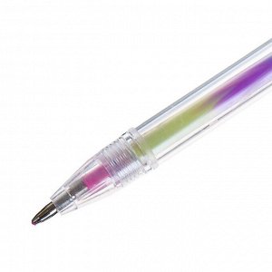 Ручка гелевая-прикол МИКС Единорог, стержень многоцветный
