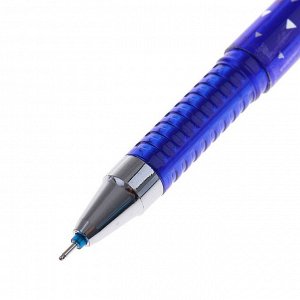 Ручка гелевая со стираемыми чернилами Mazari Magestic, пишущий узел 0.5 мм, чернила синие