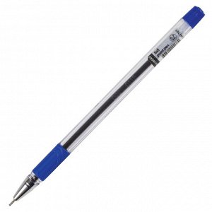 Ручка шариковая 0.7 мм, BRAUBERG Max-oil, с резиновым упором, чернила синие, масляная основа