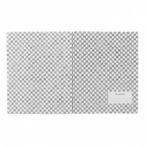 Тетрадь 48 листов в клетку «Контрасты», обложка мелованный картон, ламинация Soft Touch, блок 70 г/м2, МИКС