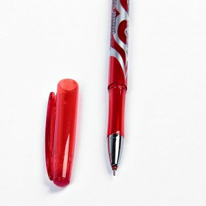 Ручка гелевая ПИШИ-СТИРАЙ, 0.5 мм, стержень красный, корпус тонированный