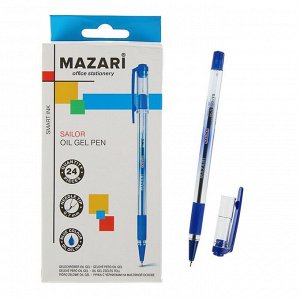 Ручка шариковая Mazari Sailor, 0.7 мм, синяя