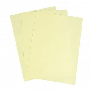 Бумага цветная А4, 50 листов Calligrata Пастель, жёлтая, 80 г/м?