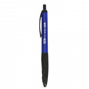Ручка шариковая ПИШИ-СТИРАЙ 0,8мм стержень синий корпус МИКС с резиновым держателем