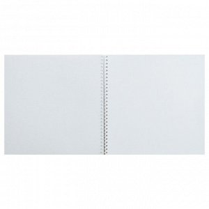 Альбом для зарисовок 25 х 25 см, 60 листов на гребне Sketchbook, блок офсет 100 г/м?, жёсткая подложка