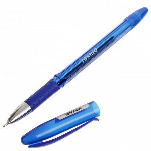 Ручка шариковая Mazari Torino, 0.7 мм, синяя, резиновый упор, на масляной основе
