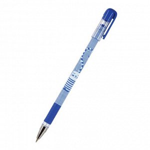 Ручка шариковая MagicWrite «Кот-морячок», узел 0.5 мм, синие чернила