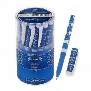 Ручка шариковая FreshWrite «Морская», узел 0.7 мм, синие чернила, матовый корпус Silk Touch