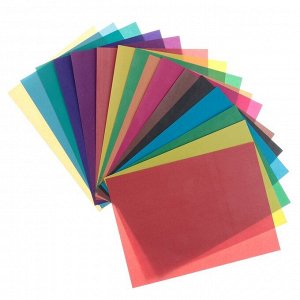 Набор для детского творчества А5, 10 листов картон цветной немелованный + 16 листов бумага цветная двухсторонняя