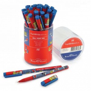Ручка шариковая FunWrite «Кеды разноцветные», узел 0.5 мм, синие чернила, матовый корпус Silk Touch