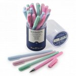 Ручка шариковая SlimWrite Zefir, узел 0.5 мм, синие чернила на масляной основе, матовый корпус Silk Touch, МИКС