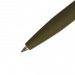 Ручка шариковая автоматическая HappyClick «Танчики», узел 0.5 мм, синие чернила, матовый корпус Silk Touch