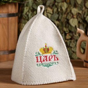 Подарочный набор "Добропаровъ": шапка "Царь" и мыло натуральное
