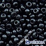 Бисер 23980 Чешский Preciosa 10/0, Естественный Непрозрачный NO, Черный, Круглый, (УТ0001928)